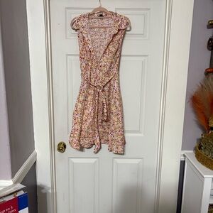 Torrid size 1 Pink and Yellow Floral Dress